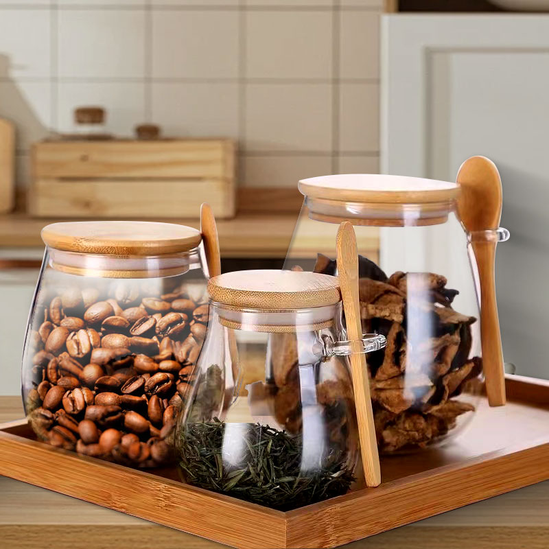 Meal Prep Glass Containers With Lids - Pot en verre scellé de 34oz