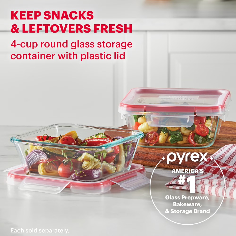 Meal Prep Oven Safe Containers - Freshlock – Ensemble de 4 récipients