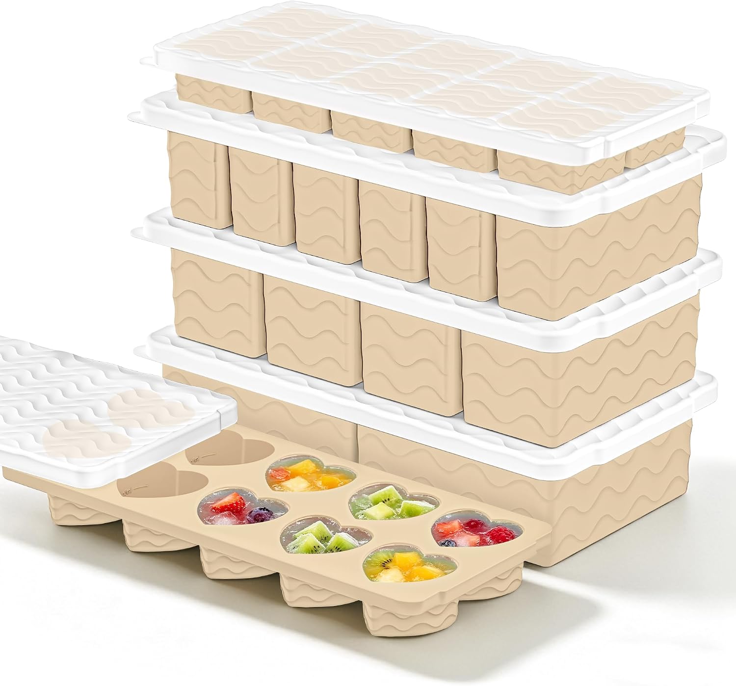 Meal Prep Oven Safe Containers - Moule de congélation en silicone avec