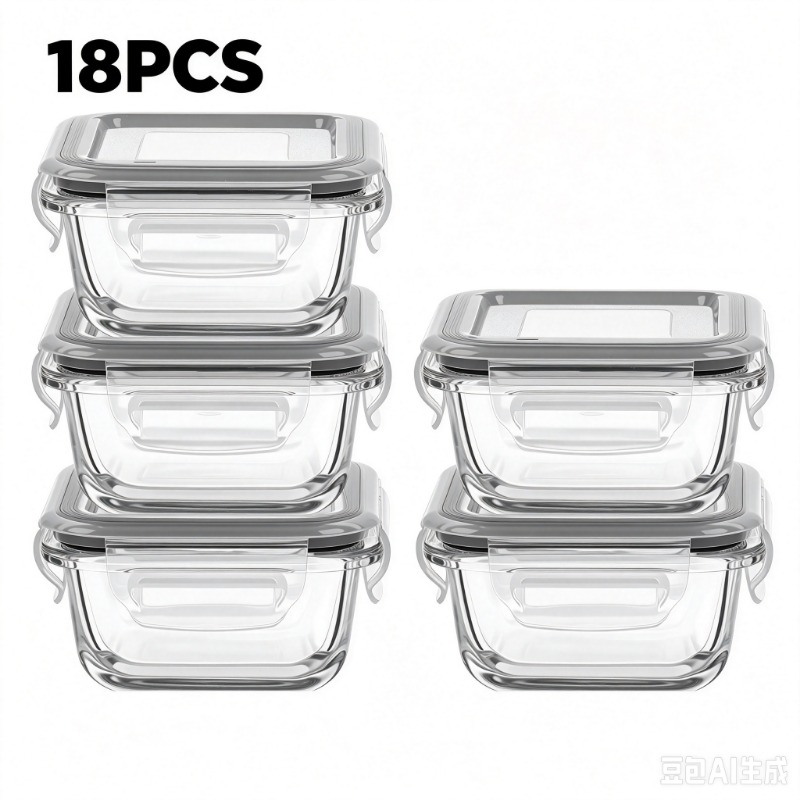 Meal Prep Oven Safe Containers - Ensemble de récipients de conservation des
