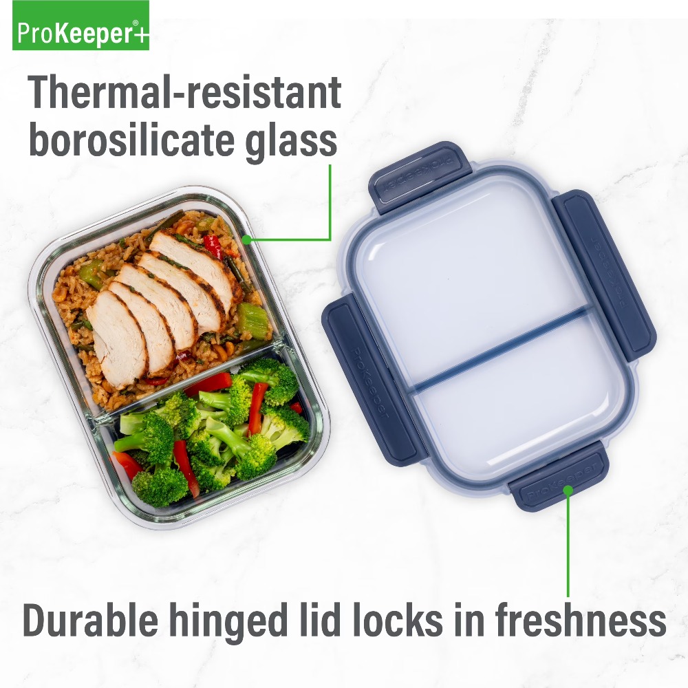 Meal Prep Oven Safe Containers - Contenants de préparation des repas en