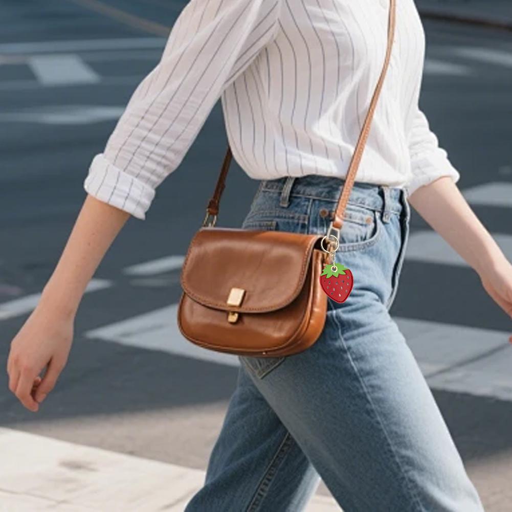 Étui en cuir pour AirTag 2, mo - Strawberry Huller avis et prix