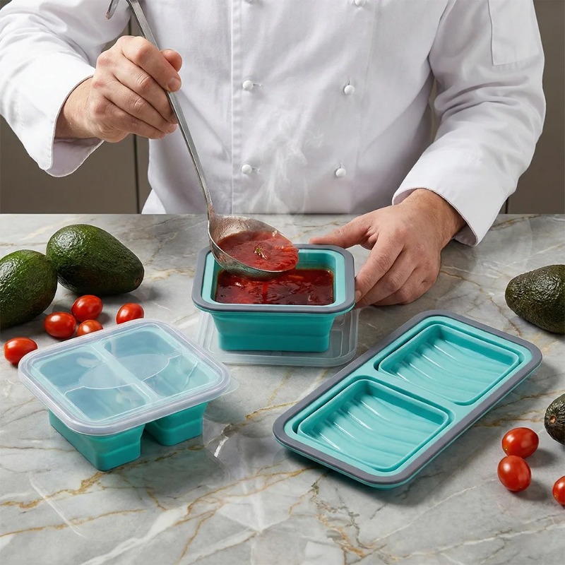 Bac de congélation en silicone - Meal Prep Oven Safe Containers avis et prix
