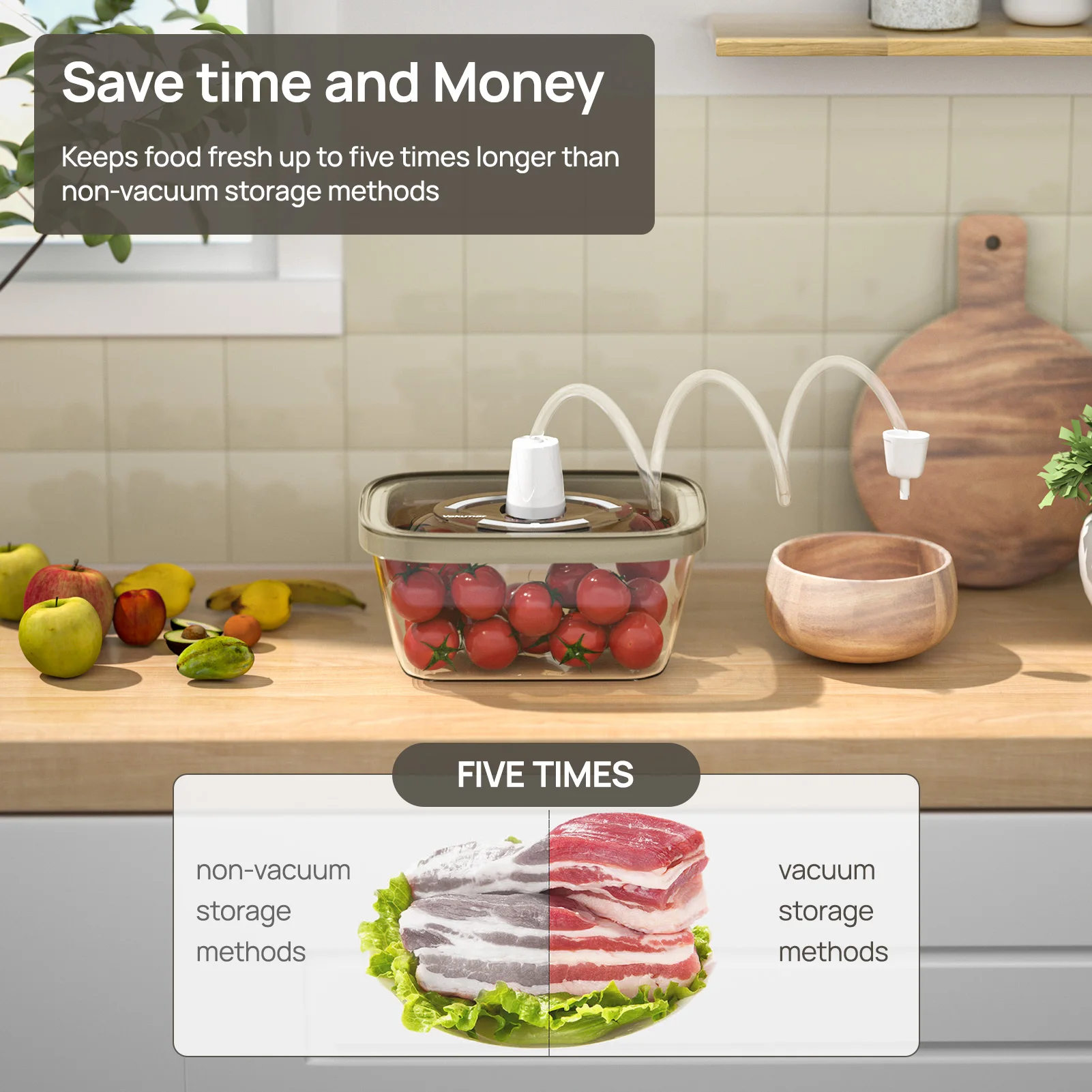 Vakumar-Scelleuse sous vide he - Meal Prep Glass Containers With Lids avis et prix