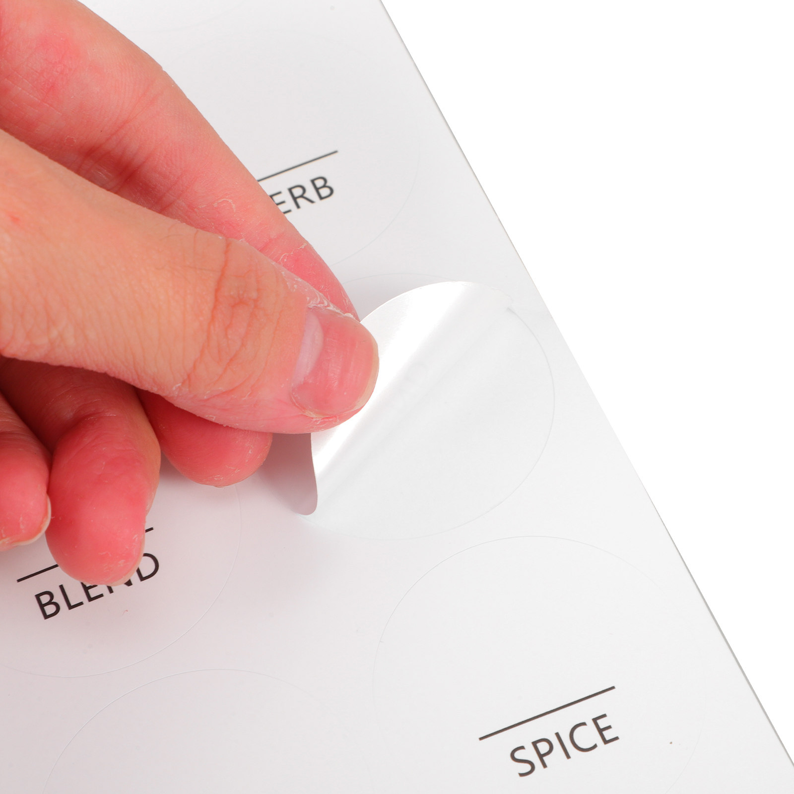 8 feuilles d'étiquettes rondes - Spice Jar Labels avis et prix