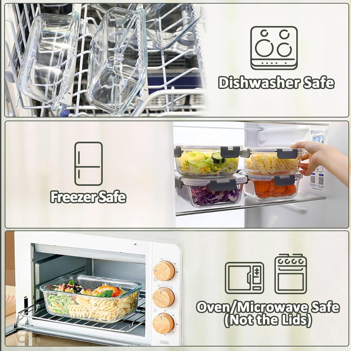 10 ensembles de récipients de  - Meal Prep Oven Safe Containers avis et prix