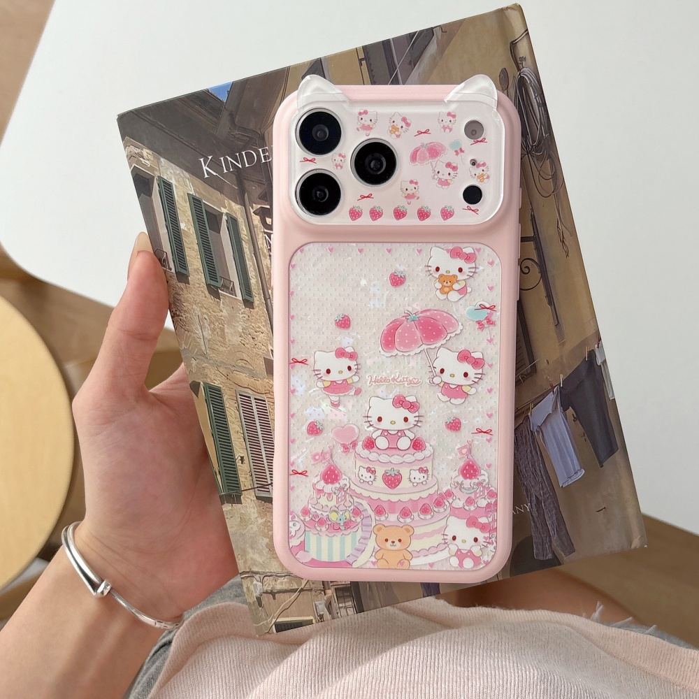 Coque de téléphone rose KT mot - Strawberry Huller avis et prix