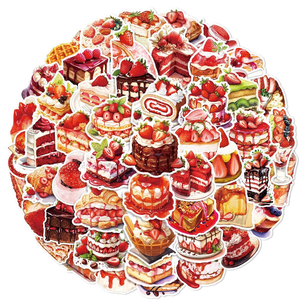 Autocollants Graffiti gâteau a - Strawberry Huller avis et prix