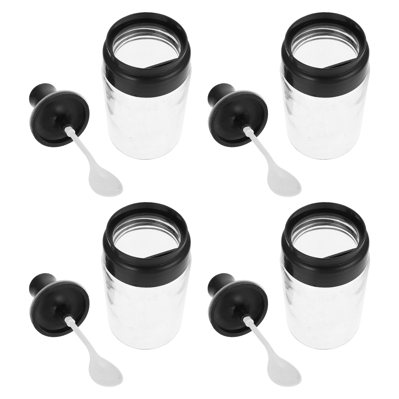 Lot de 4 pots à épices en verr - Meal Prep Glass Containers With Lids avis et prix