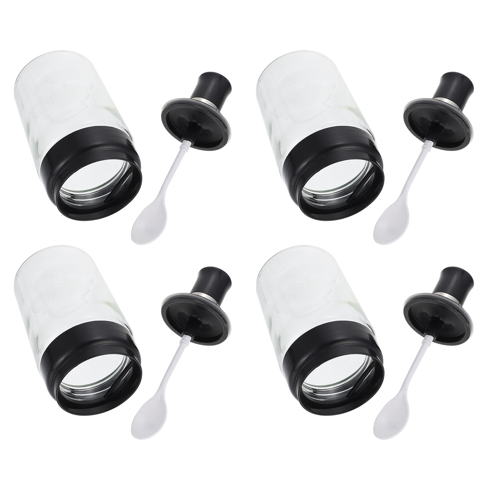 Lot de 4 pots à épices en verr - Meal Prep Glass Containers With Lids avis et prix