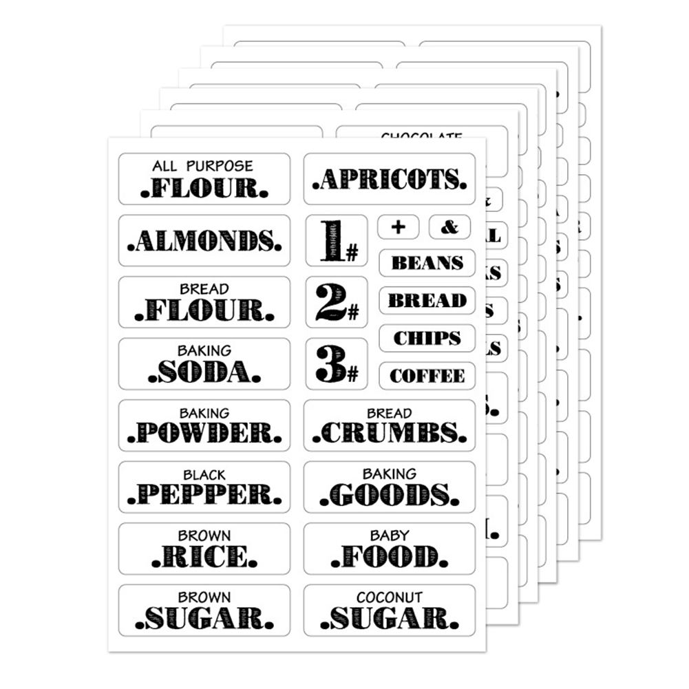 132pcs Cuisine Autocollants Al - Spice Jar Labels avis et prix