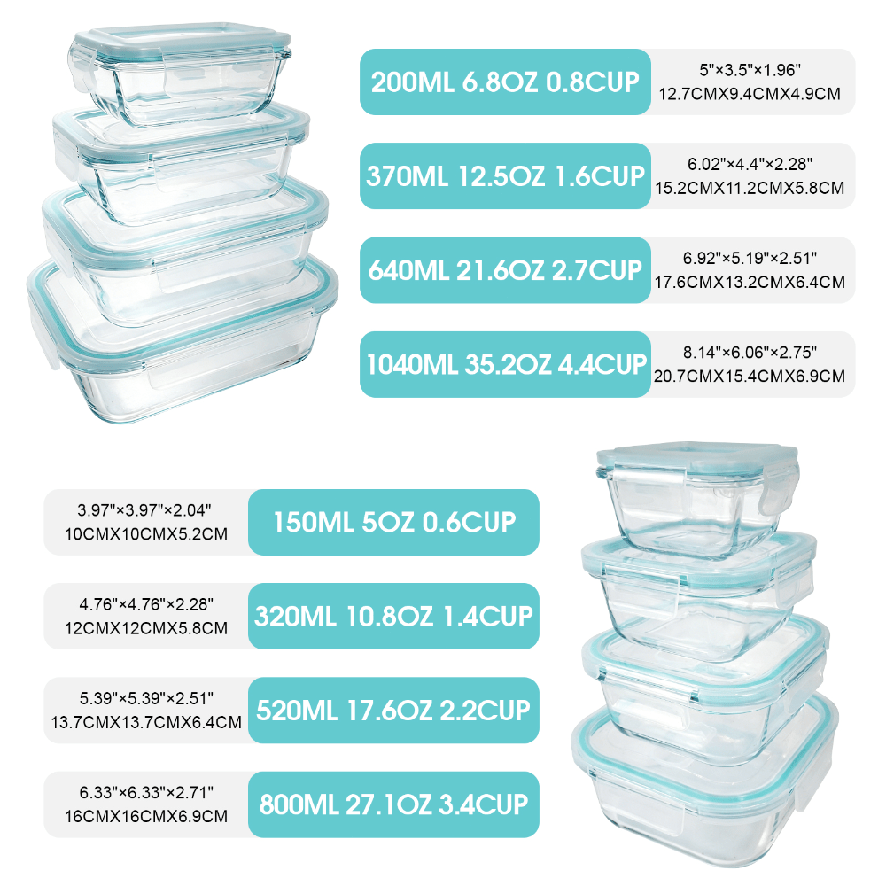 Ensemble de 24 contenants de s - Meal Prep Oven Safe Containers avis et prix